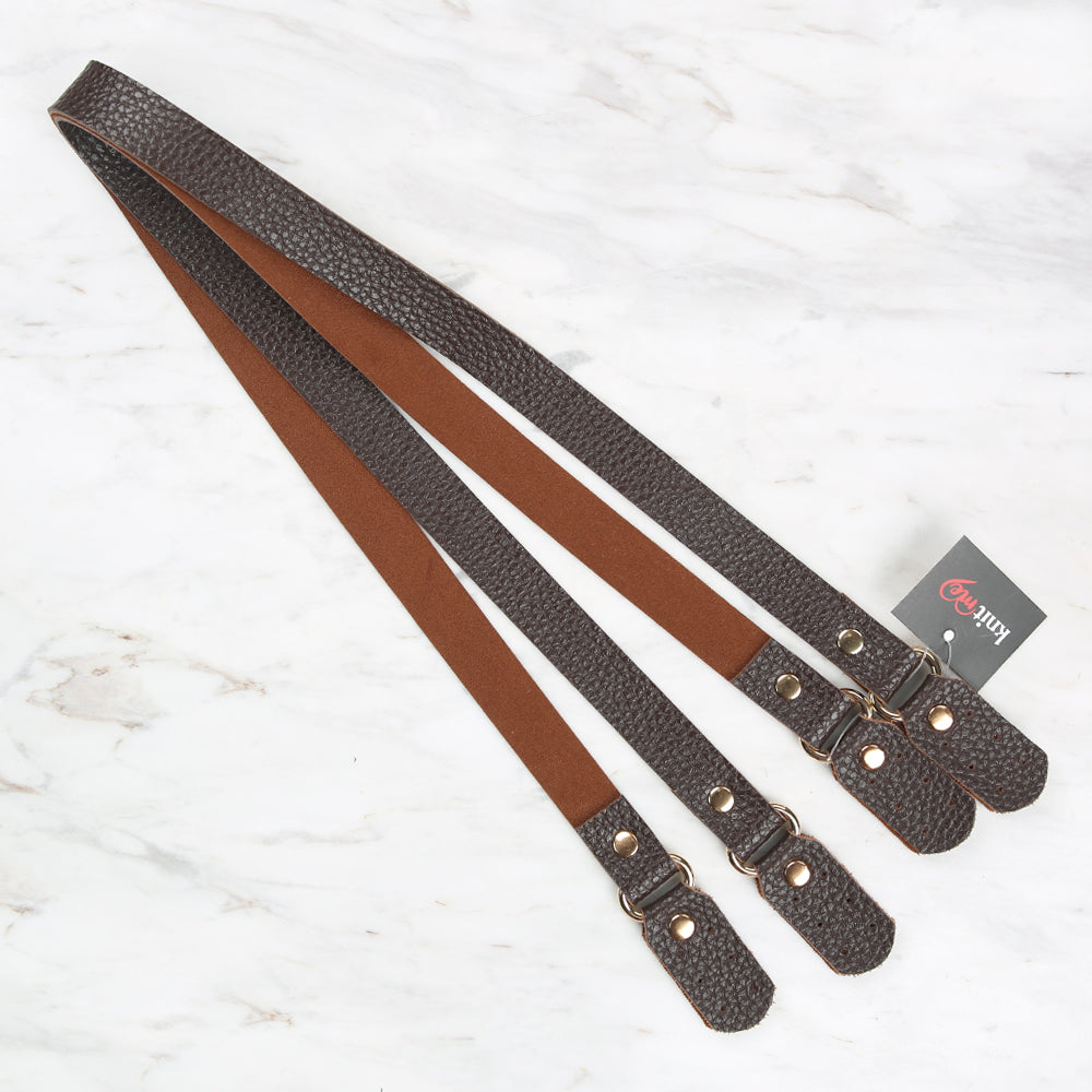 Knitme D-Ring Bag Hanger 80x2 cm Brown BA-0020