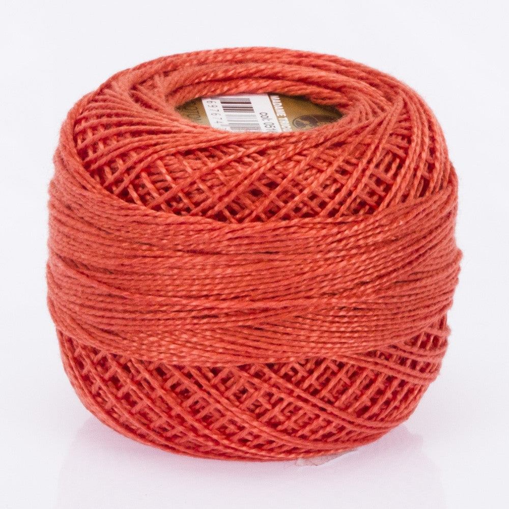 Madame Tricote Paris Koton Perle No:8 Embroidery Thread, Red - 516