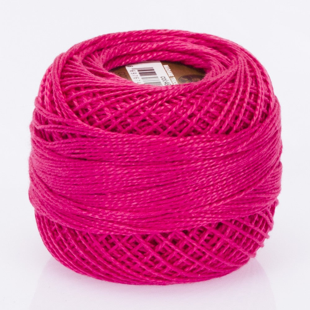 Madame Tricote Paris Koton Perle No:8 Embroidery Thread, Dark Pink - 462