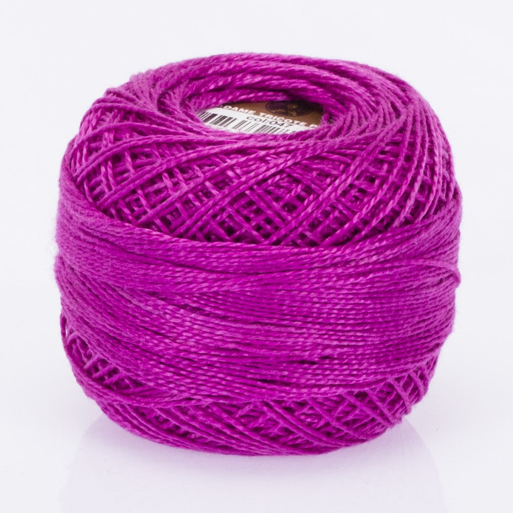Madame Tricote Paris Koton Perle No:8 Embroidery Thread, Dark Pink - 47