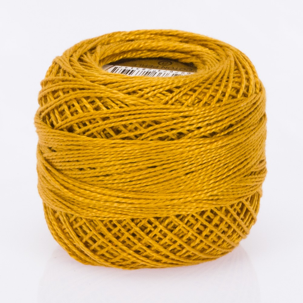 Madame Tricote Paris Koton Perle No:8 Embroidery Thread, Saffron - 222