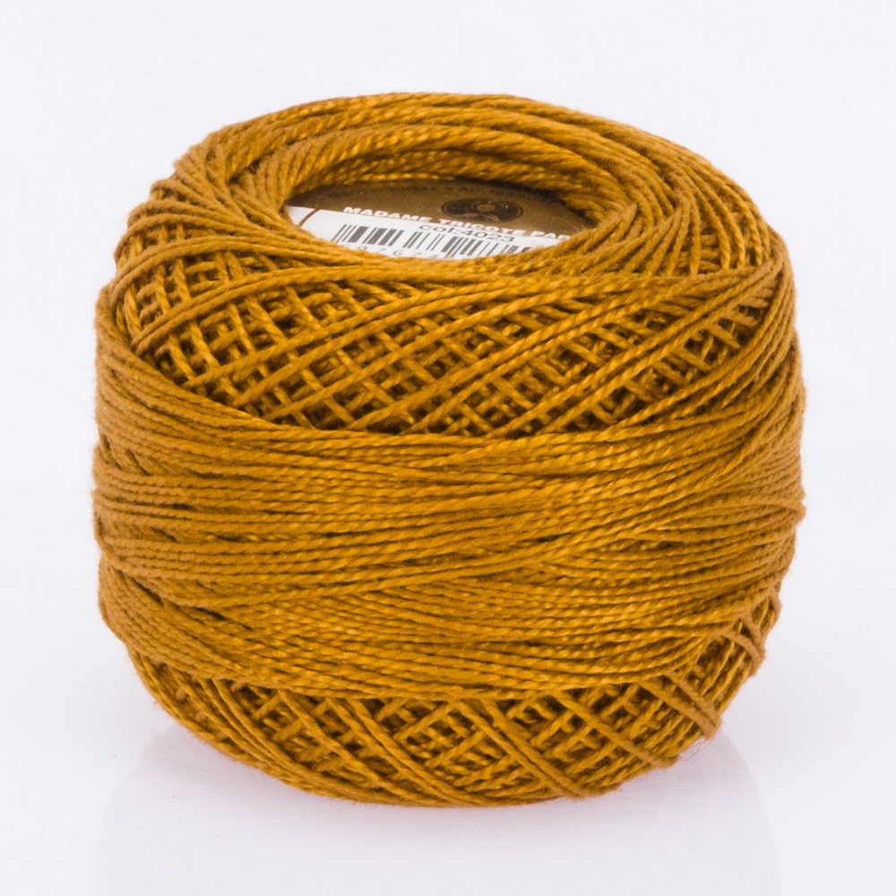 Madame Tricote Paris Koton Perle No:8 Embroidery Thread, Saffron - 4023