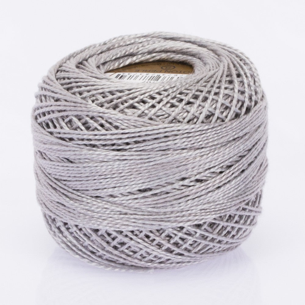 Madame Tricote Paris Koton Perle No:8 Embroidery Thread, Grey - 707