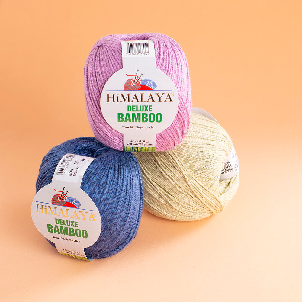 Himalaya Deluxe Bamboo Yarn, Blue - 124-14