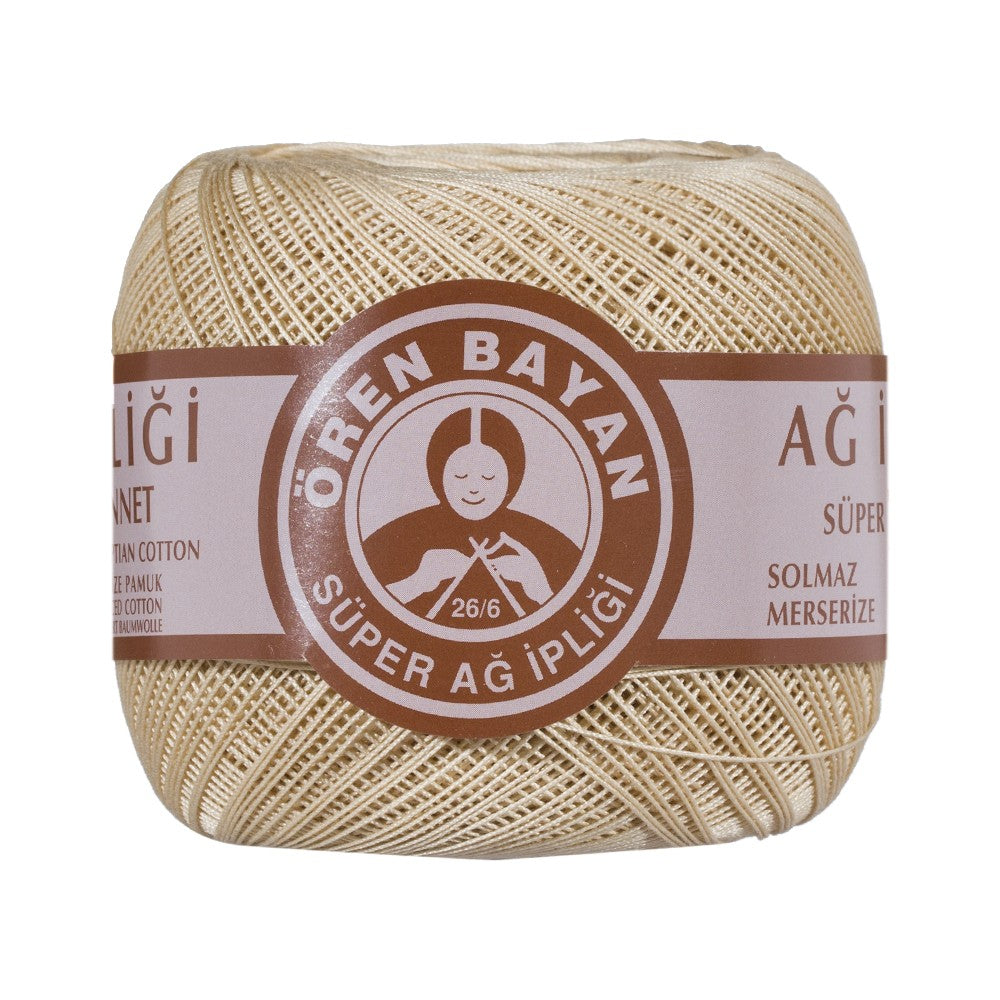 Madame Tricote Paris Thick Classic Lace Thread - Cream