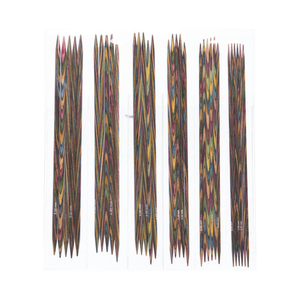 KnitPro Symfonie 20 cm Wood Double Pointed Sock Needle Set - 20631