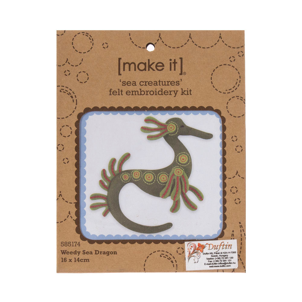 Make it 16x14 cm Felt Kit, Seahorse - 585174