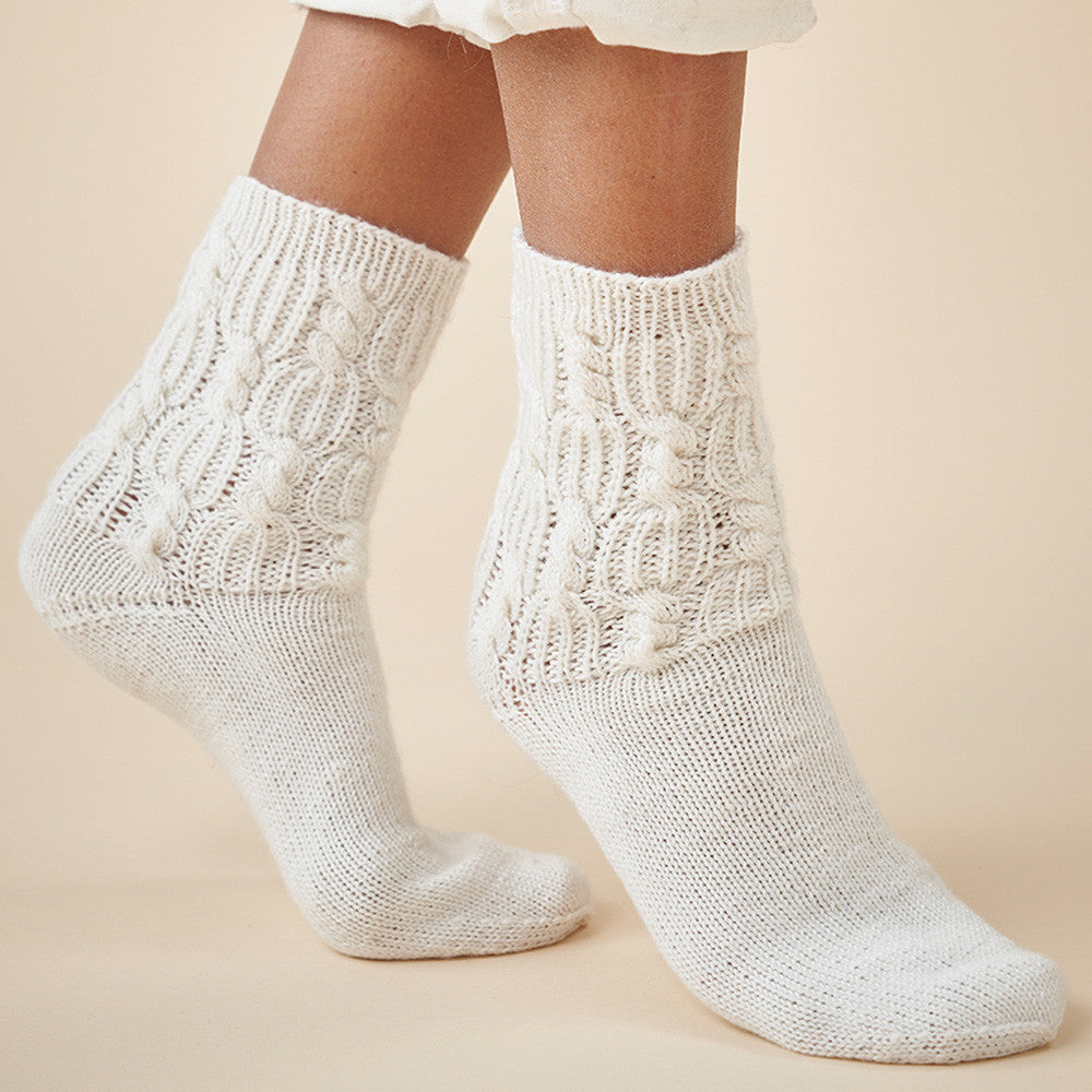 Schachenmayr Regia Premium Cashmere Knitting Yarn, White - 9801637 - 00001