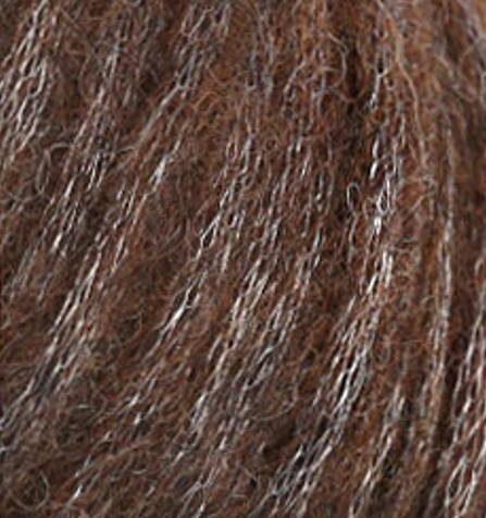 Gazzal Alpaca Air Knitting Yarn, Brown - C:77