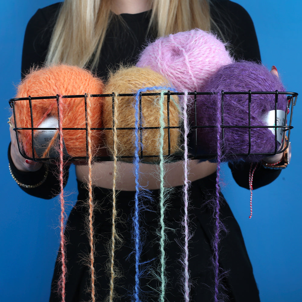 Gazzal Teddy Hand Knitting Yarn,Grey - 6537