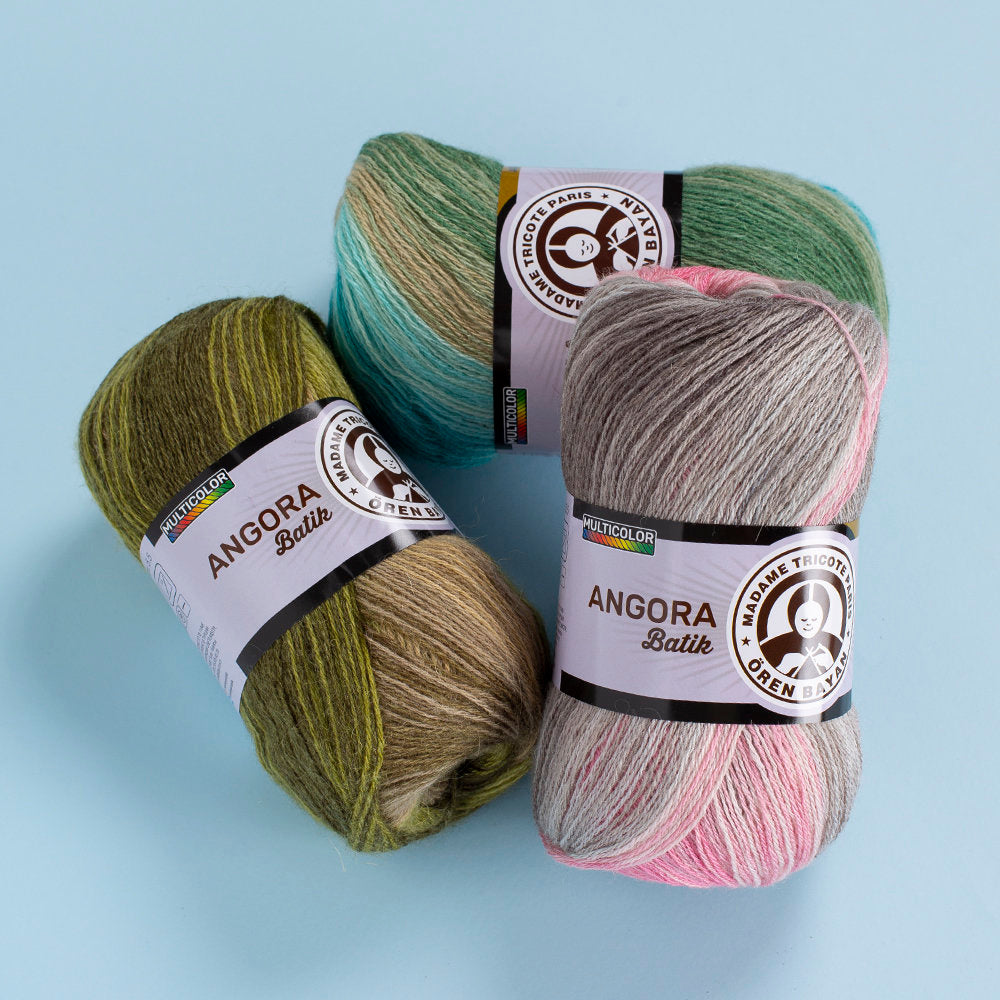 Madame Tricote Paris Angora Batik Yarn, Variegated - 851