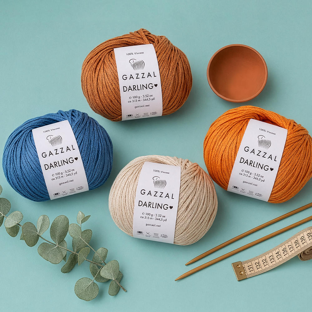 Gazzal Darling Hand Knitting Yarn ,Beige 562