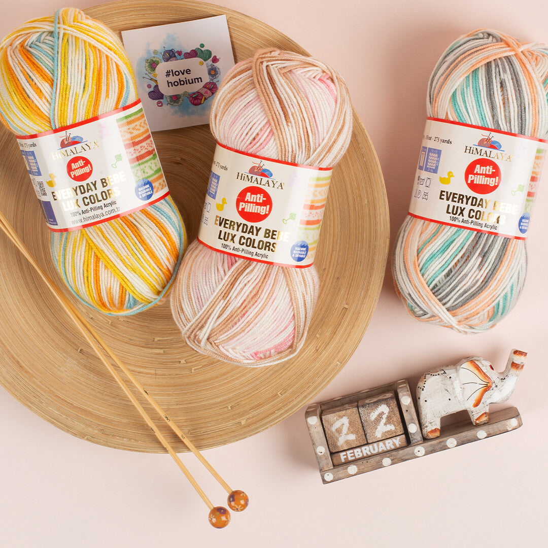 Himalaya Everyday Bebe Lux Colors Yarn, Variegated - 71422