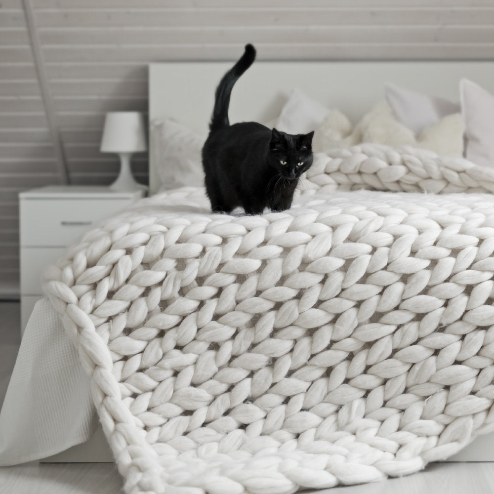 La Mia Jumbo Merino Wool, Cream - J1