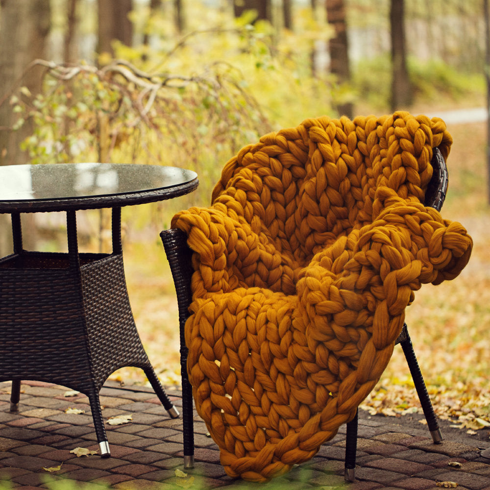 La Mia Jumbo Merino Wool, Yellow - J5