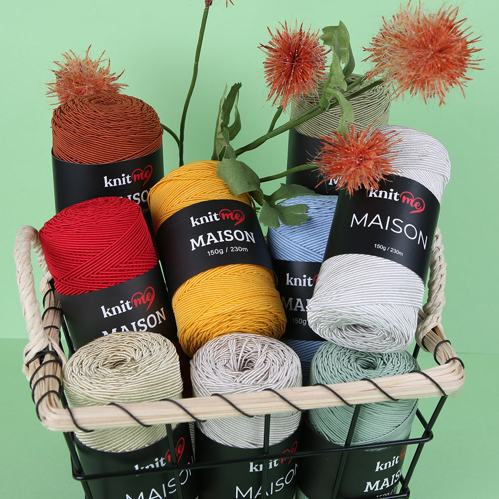Knitme MAISON Hand Knitting Yarn ,Grey KNM20