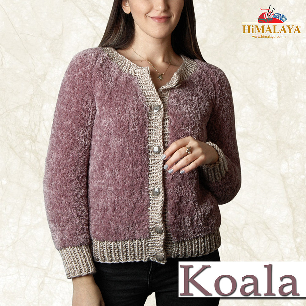 Himalaya Koala Chenille Baby Yarn, Purple - 75717