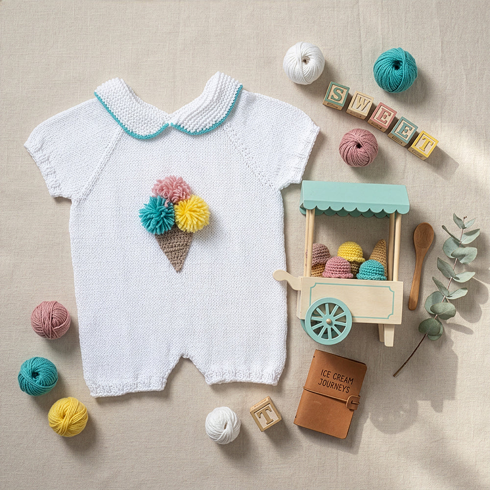 Gazzal Organic Baby Cotton Yarn , Powder - 453