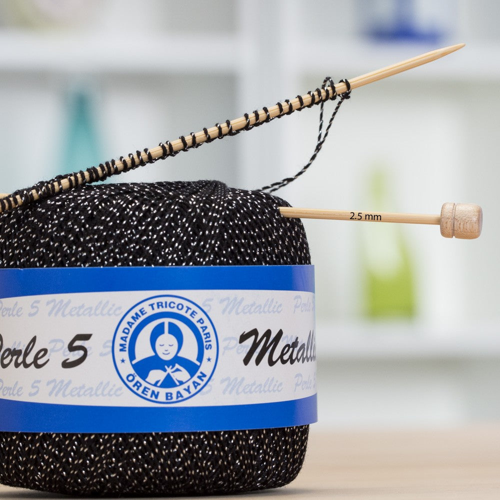 Madame Tricote Paris No: 5 Perle Metalic Lace Thread, Variegated - 0013