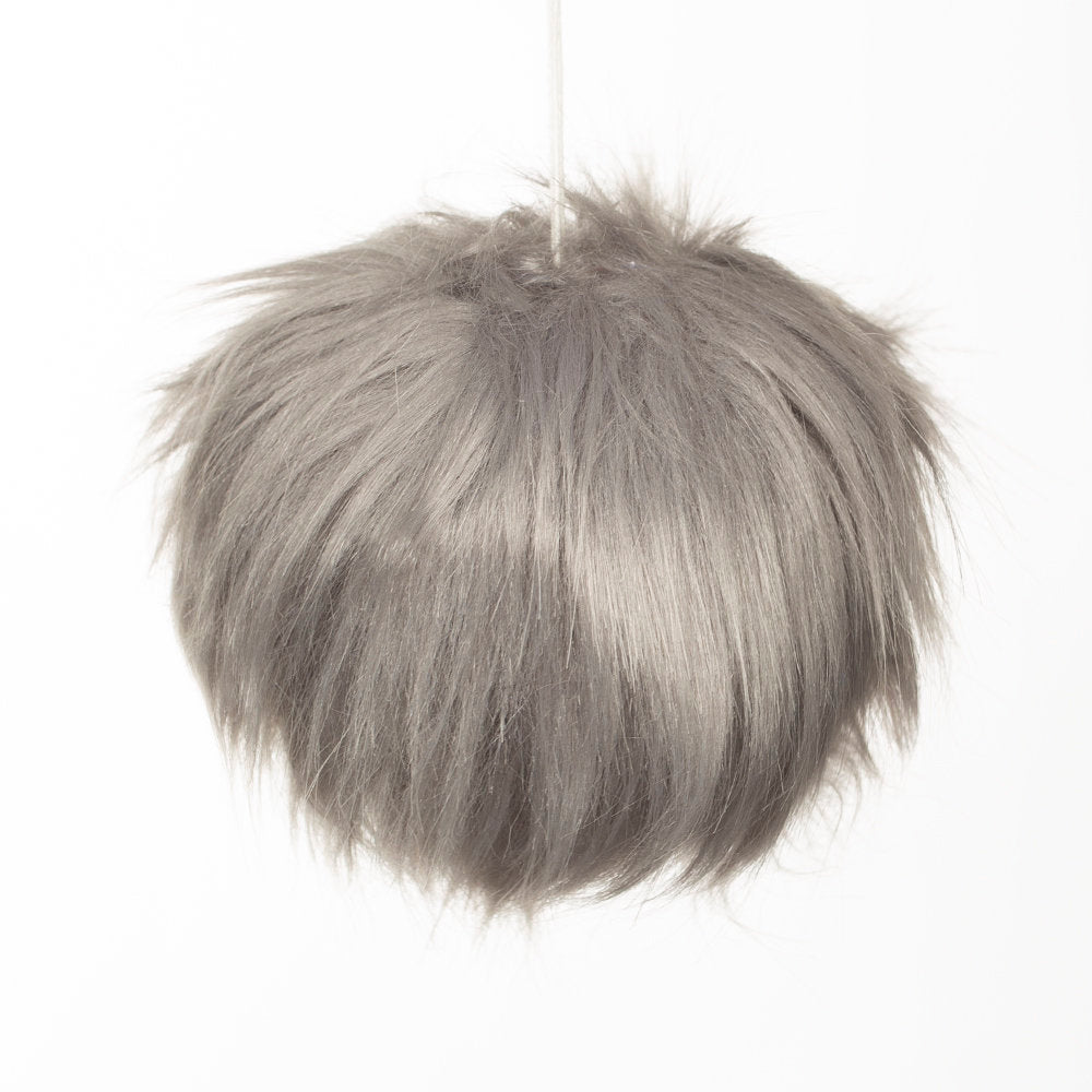Loren Faux Fur Pom Pom, Mink Color