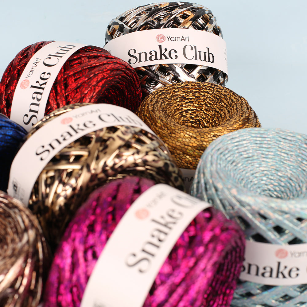 YarnArt Snake Club Red Rope - 5107