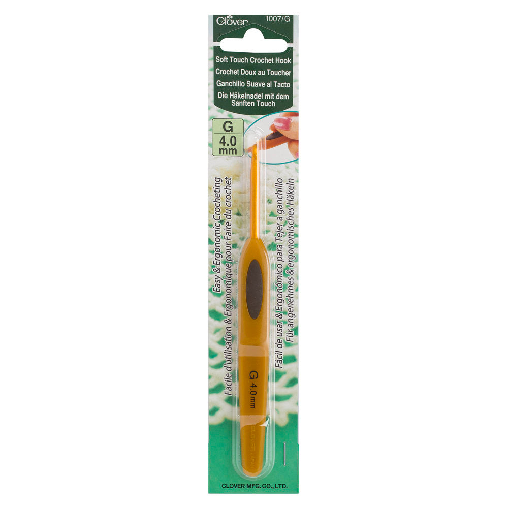 Clover Soft Touch 4.00 mm Ergonomic Crochet Hook - 1007