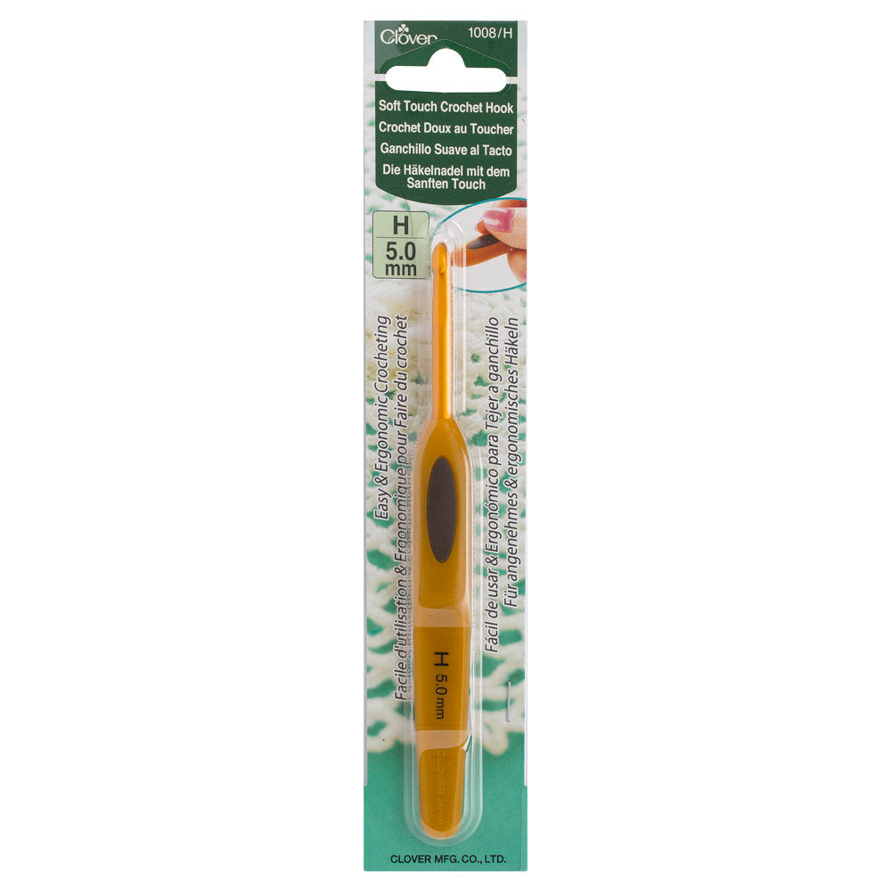 Clover Soft Touch 5.00 mm Ergonomic Crochet Hook - 1008