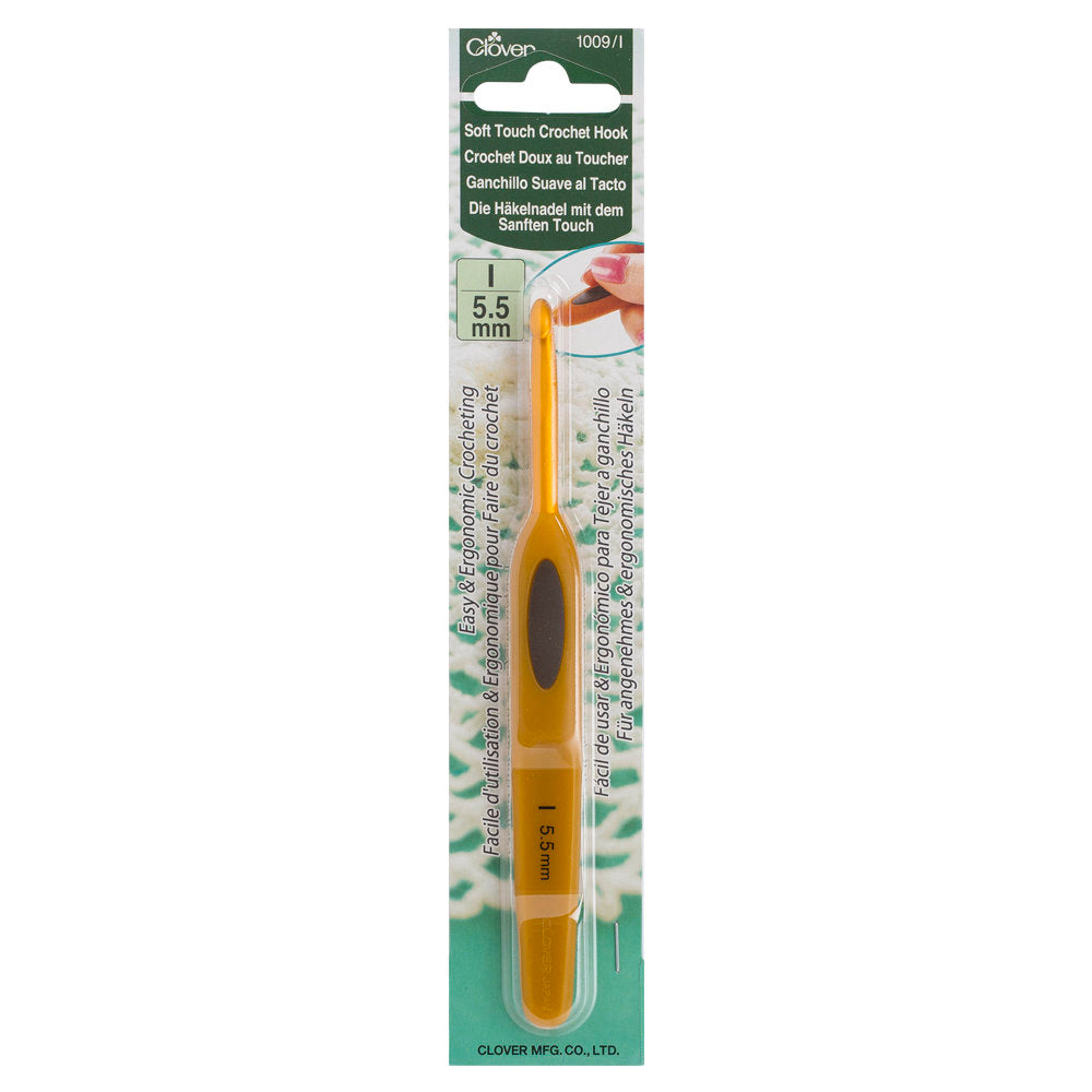 Clover Soft Touch 5.50 mm Ergonomic Crochet Hook - 1009