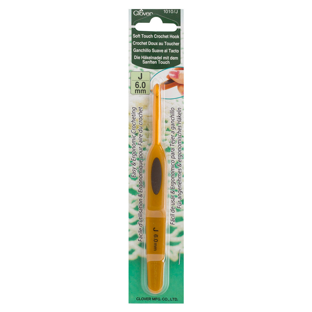 Clover Soft Touch 6.00 mm Ergonomic Crochet Hook - 1010