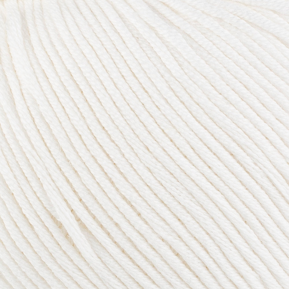 DMC Natura Just Cotton Knitting Yarn, White - N02