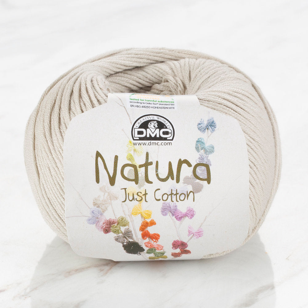 DMC Natura Just Cotton Knitting Yarn, Beige - N03