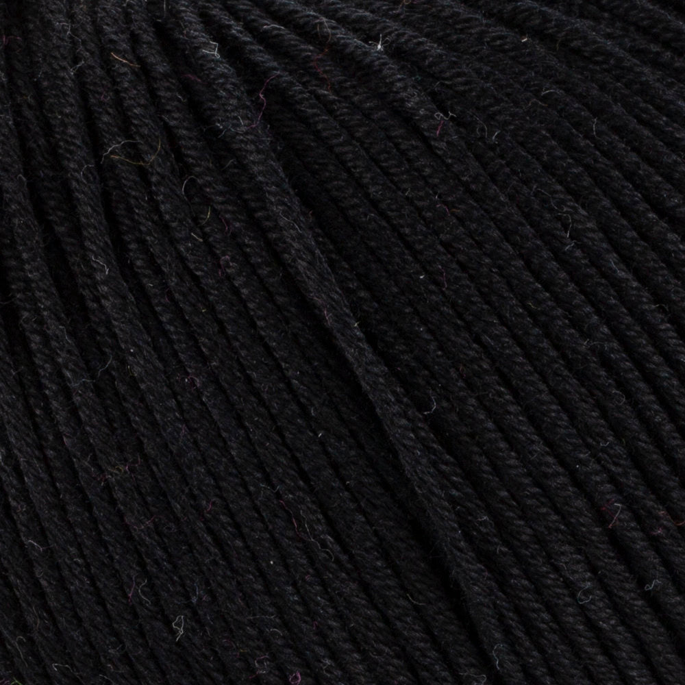 DMC Natura Just Cotton Knitting Yarn, Black - N11
