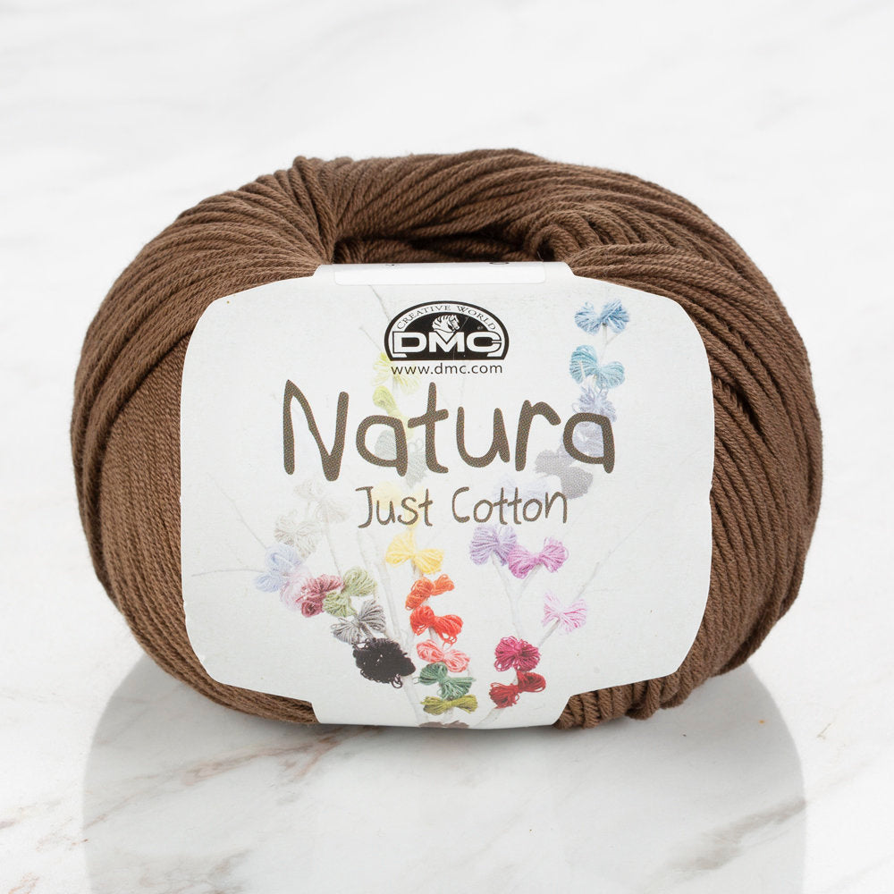 DMC Natura Just Cotton Knitting Yarn, Brown - N22