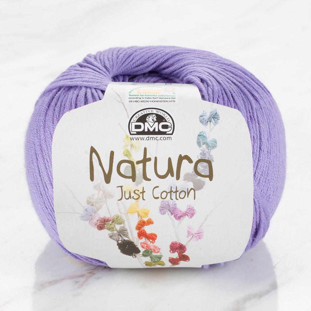 DMC Natura Just Cotton Knitting Yarn, Purple - N30