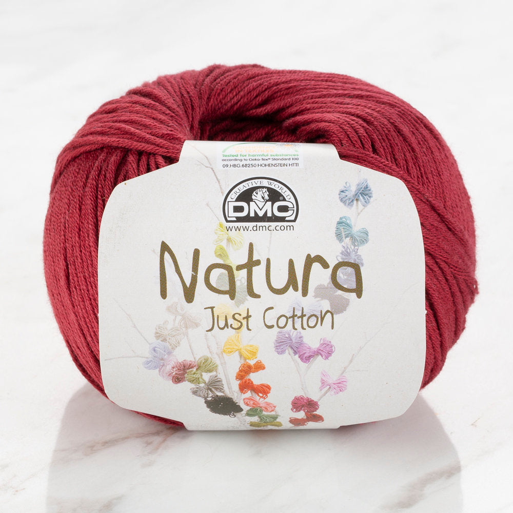 DMC Natura Just Cotton Knitting Yarn, Red - N34