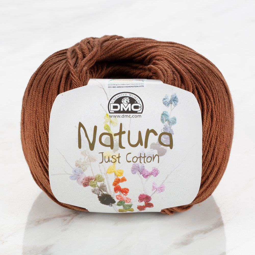 DMC Natura Just Cotton Knitting Yarn, Brown - N41