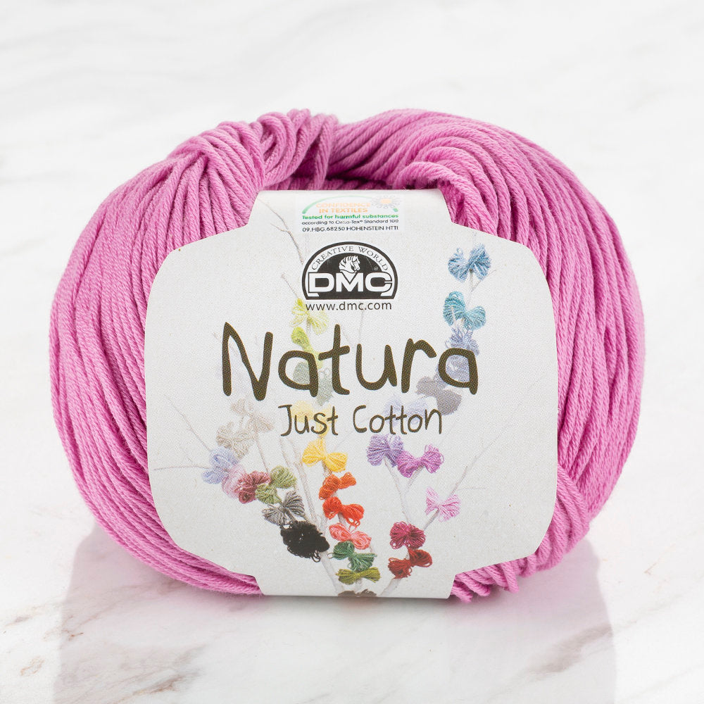DMC Natura Just Cotton Knitting Yarn, Pink - N51