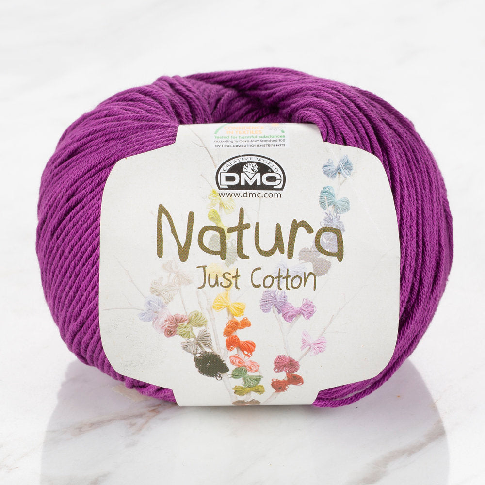 DMC Natura Just Cotton Knitting Yarn, Purple - N59