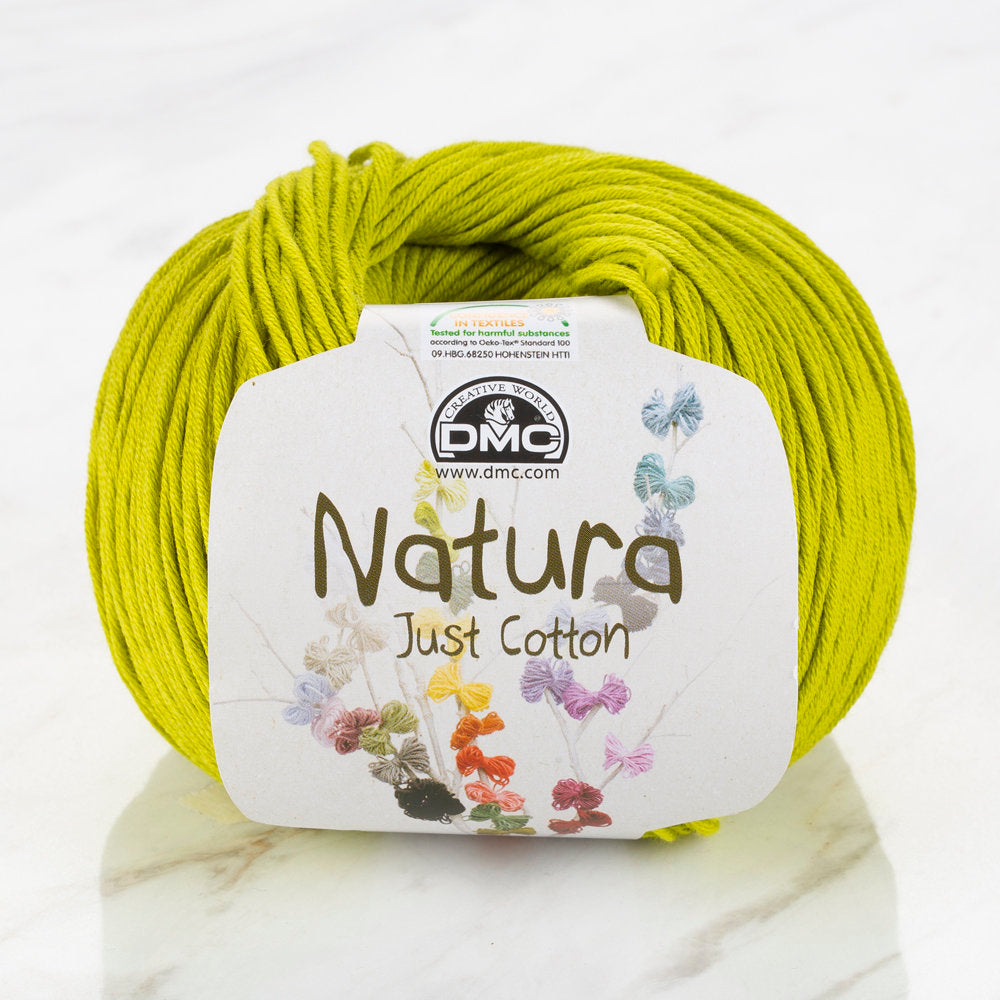 DMC Natura Just Cotton Knitting Yarn, Green - N76