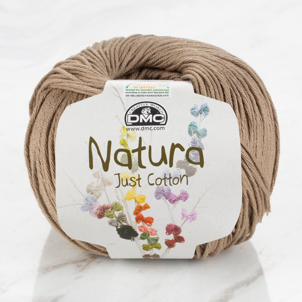 DMC Natura Just Cotton Knitting Yarn, Beige - N78