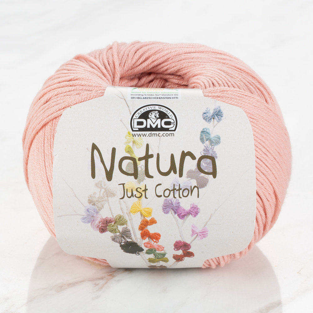 DMC Natura Just Cotton Knitting Yarn, Pink - N82