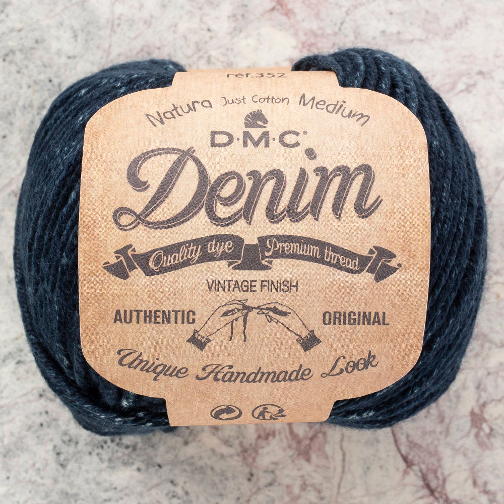 DMC Natura Denim Yarn, Indigo - 07