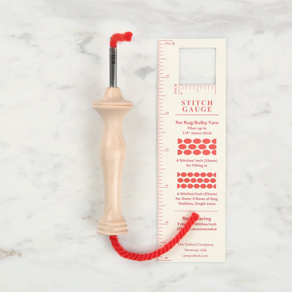 The Oxford Punch Needle 6 mm Thick Tip Natural - 10003