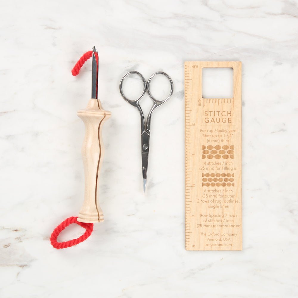 The Oxford Punch Needle Set Natural - 10023