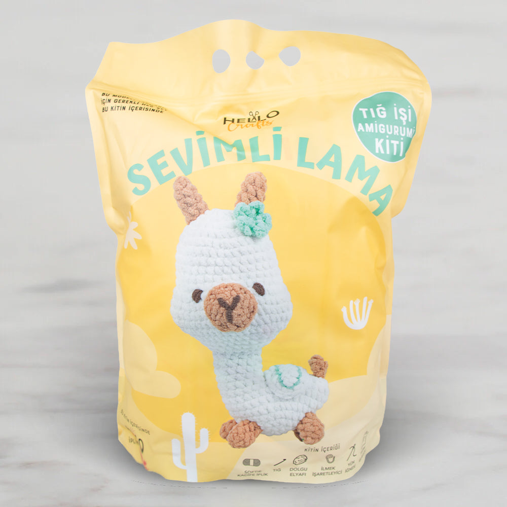 Hello Crafts Softie Amigurumi Kit - Cute Lama - HSKA-02