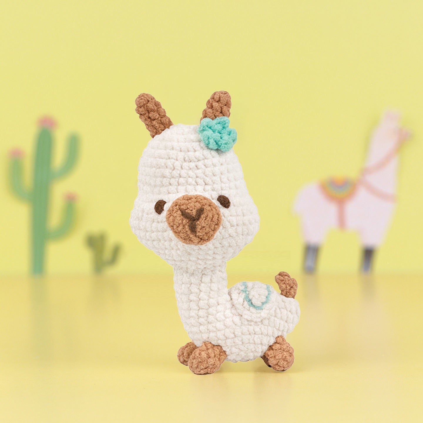 Hello Crafts Softie Amigurumi Kit - Cute Lama - HSKA-02