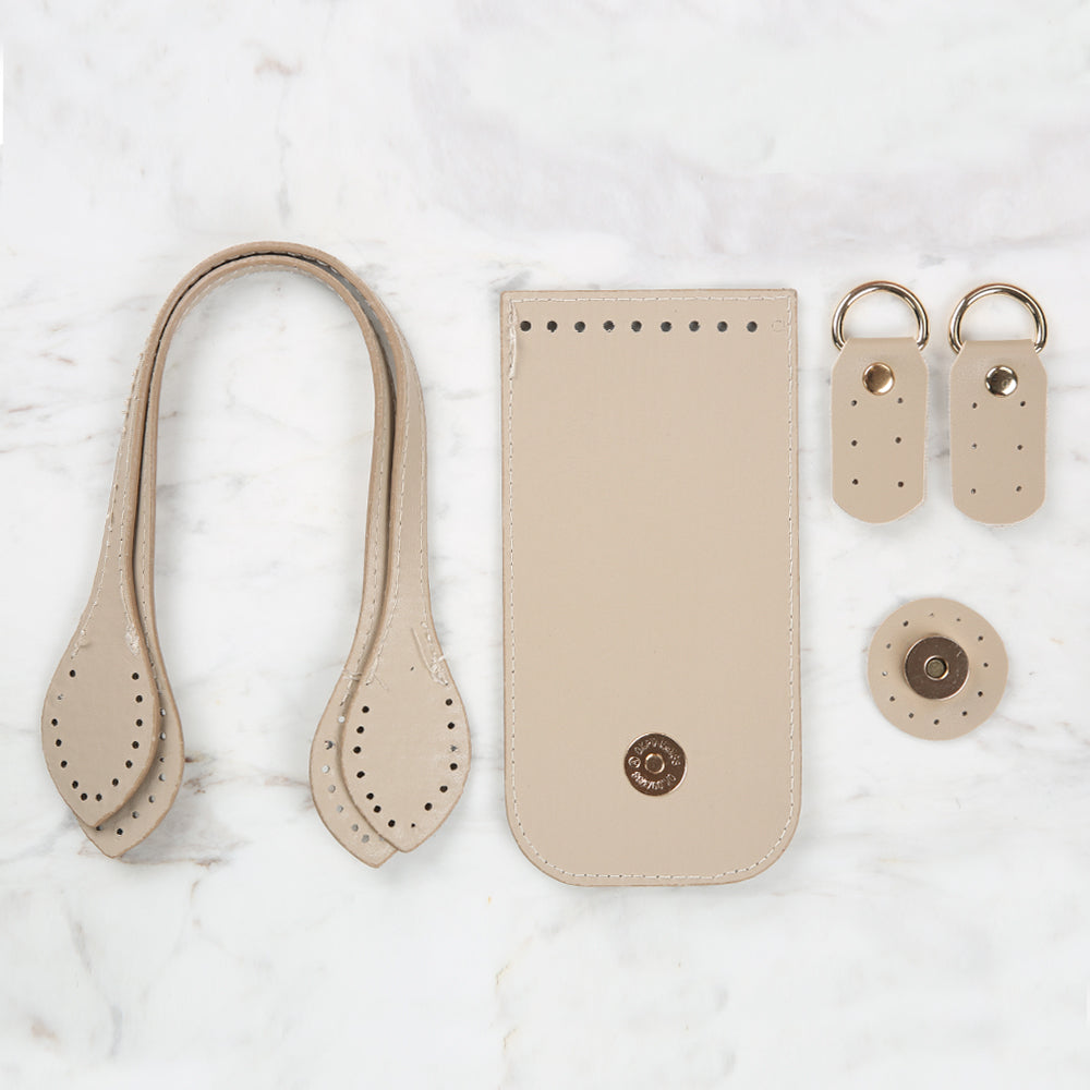 Knitme Fashion Bag Kit 8.5x17 cm Beige BA-0065