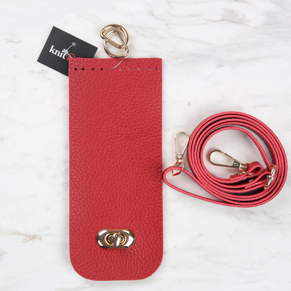 Knitme Clip Phone Set 8.5x20 cm Red BA-0047