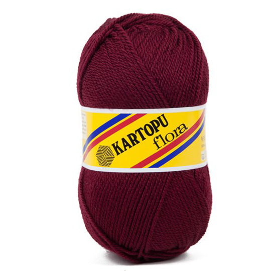 Kartopu Flora Knitting Yarn, Red - K110