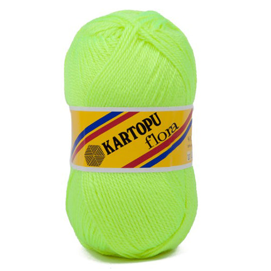 Kartopu Flora Knitting Yarn, Pistachio Green - K448